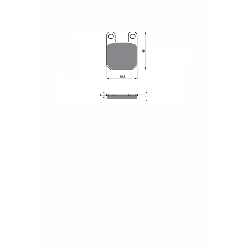 Delta Semi-MX Bremsbelaghalterung auf HM Cre 50 Baja 01 02 Angebot DX