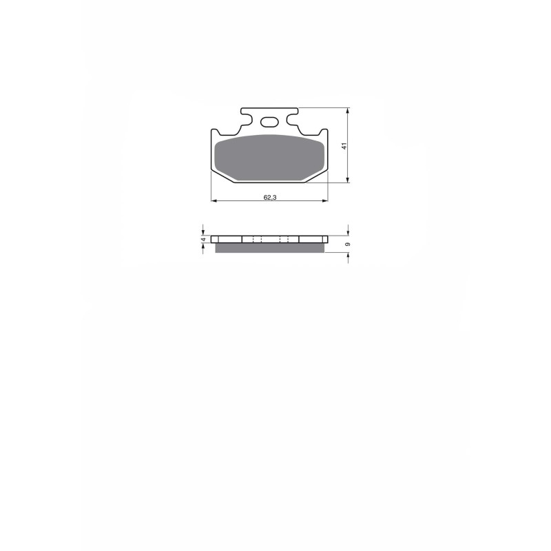 PASTILLAS DE FRENO DELTA SEMIMETALICAS COMPUESTO MX KAWASAKI KDX 220 R A4 A5 A6 A7 A8 A9 A10 A11 A12 A6F 97-06-OFERTA