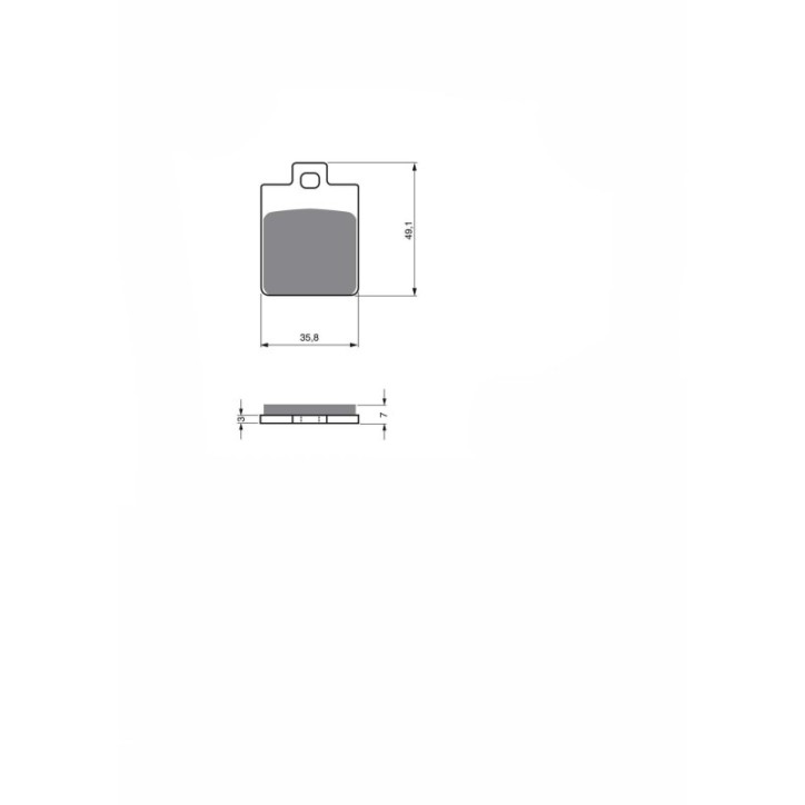 PASTILLAS DE FRENO JOLLY BRAKE SEMIMETALICAS KX CPI GTS 125 02-03-OFERTA-DERECHA