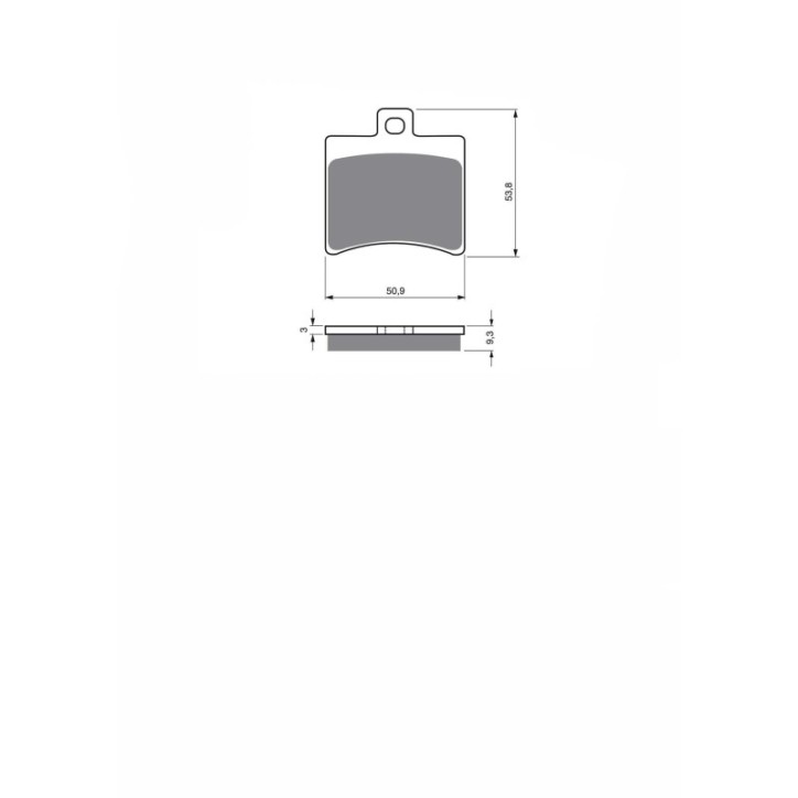 PASTILLAS DE FRENO JOLLY BRAKE SEMIMETALICAS KX MALAGUTI 125 MADISON 99-02-OFERTA-DERECHA