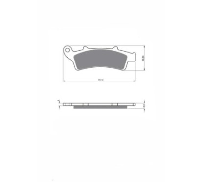 JOLLY BRAKE PASTIGLIA FRENO SEMIMETALLICA MESCOLA KX MALAGUTI 400 MADISON K 02-06-OFFERTA