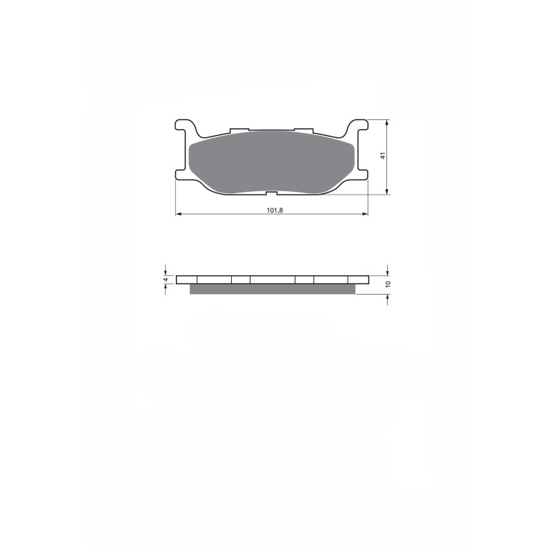 PASTILLAS DE FRENO JOLLY BRAKE SEMIMETALICAS KX COMPUESTO YAMAHA SCR 950 (XVS 950XR-A) 17-18-OFERTA