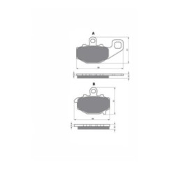 JOLLY BRAKE BRAKE PAD SINTERED MIX KXR KAWASAKI ZX-6R 636 (ZX 636 A1P) 2002-OFFER