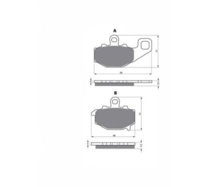 PLAQUETTES DE FREIN FRITTEES JOLLY BRAKE COMPOSE KXR KAWASAKI ZX-6R 636 (ZX 636 A1P) 2002-OFFRE