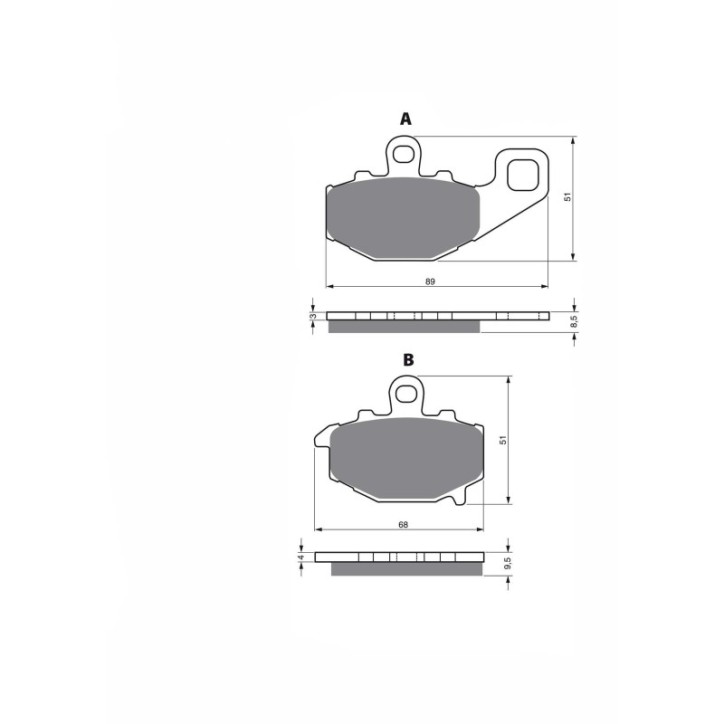 JOLLY BRAKE SINTERED BRAKE PADS KXR KAWASAKI ZX-6R 636 2002-OFFER