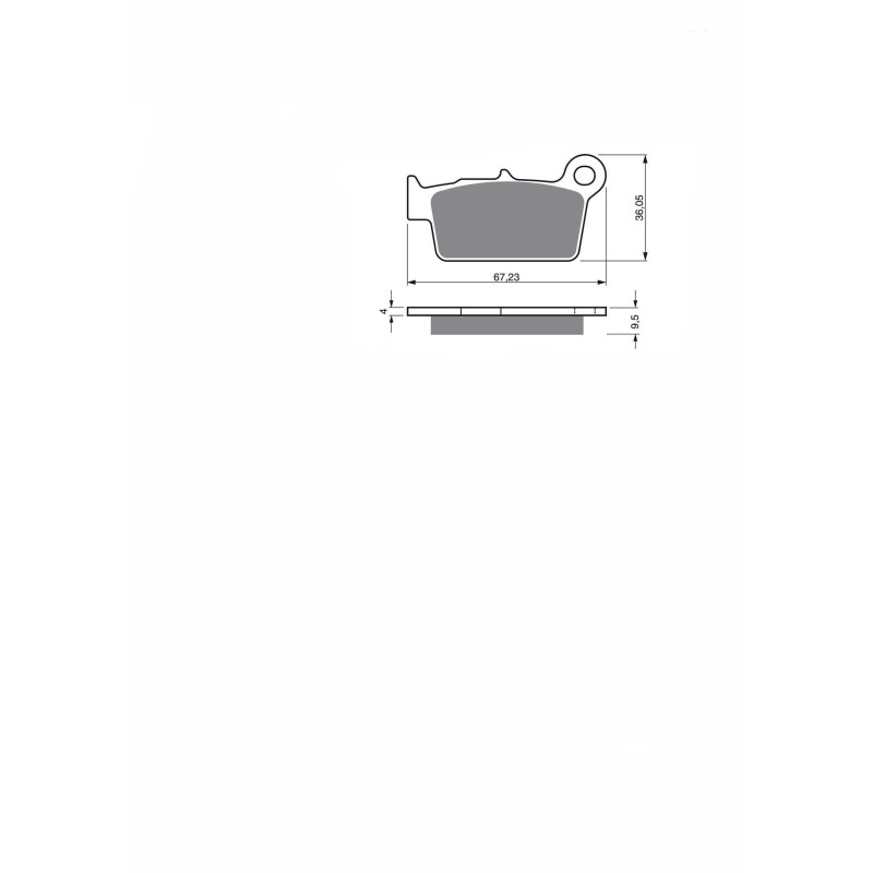 PLAQUETTES DE FREIN FRITTEES JOLLY BRAKE COMPOSE MXR FANTIC 125 CABALLERO REGULATA COMPETITION 07-09-OFFRE