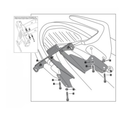 PORTA MATRICULA PUIG PARA DUCATI MONSTER 821 DARK 14-16 NEGRO