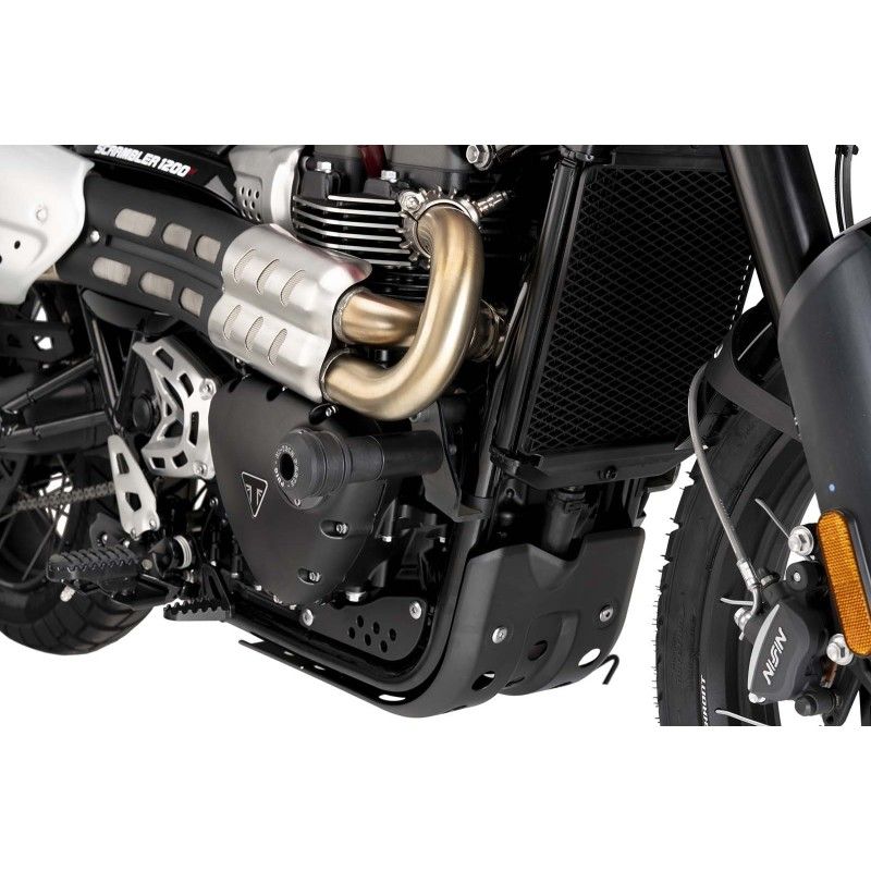 puig frame sliders mod vintage 20 triumph scrambler 1200 xe 24 25 black