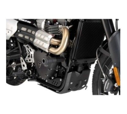 puig tamponi paratelaio mod vintage 20 triumph scrambler 1200 xe 24 25 nero