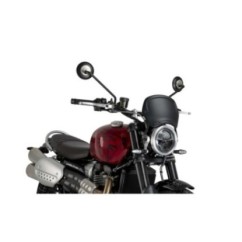 CARENAGE AVANT PUIG TRIUMPH SCRAMBLER 1200 X 2024 NOIR MAT