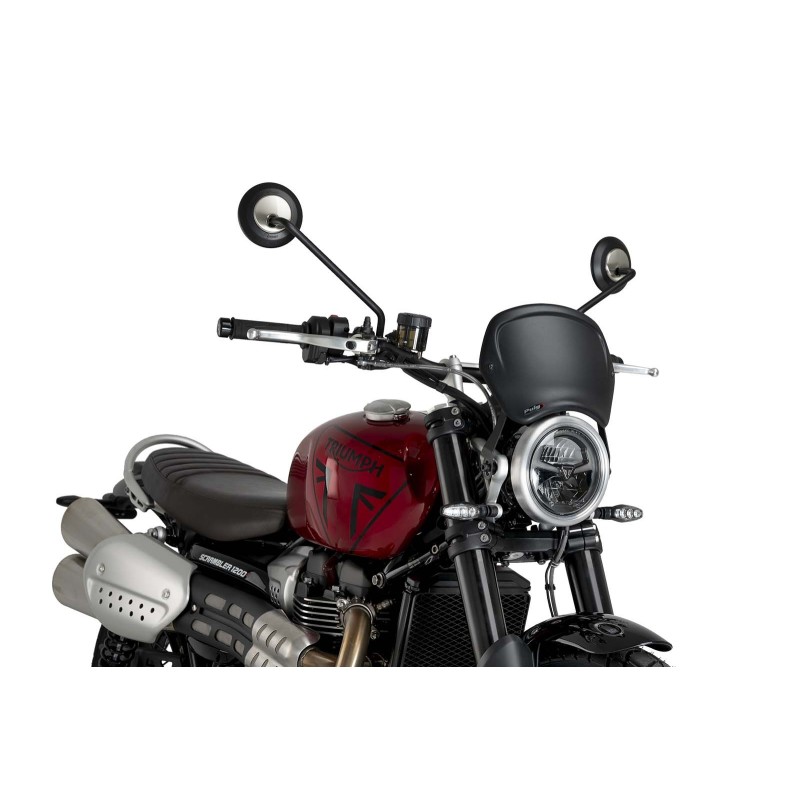 CARENADO DELANTERO PUIG TRIUMPH SCRAMBLER 1200 X 2024 NEGRO MATE