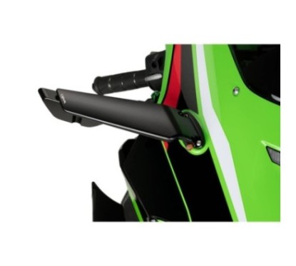 ESPEJO RETROVISOR DERECHO PUIG MOD. ALERON KAWASAKI ZX-10R 21-24 NEGRO