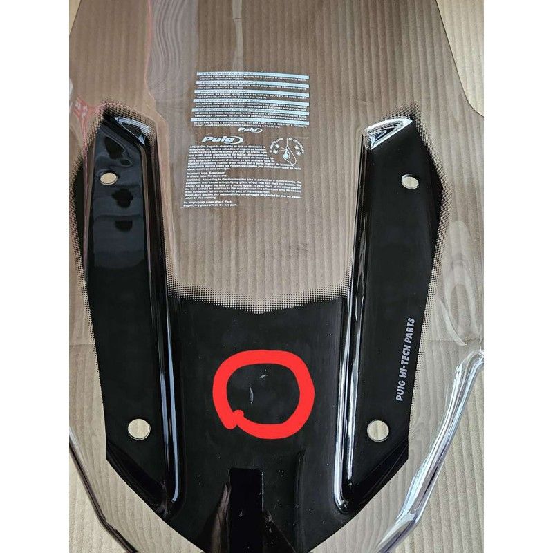 puig cupolino v tech line touring per kymco xciting 400i 17 23 fume chiaro usato