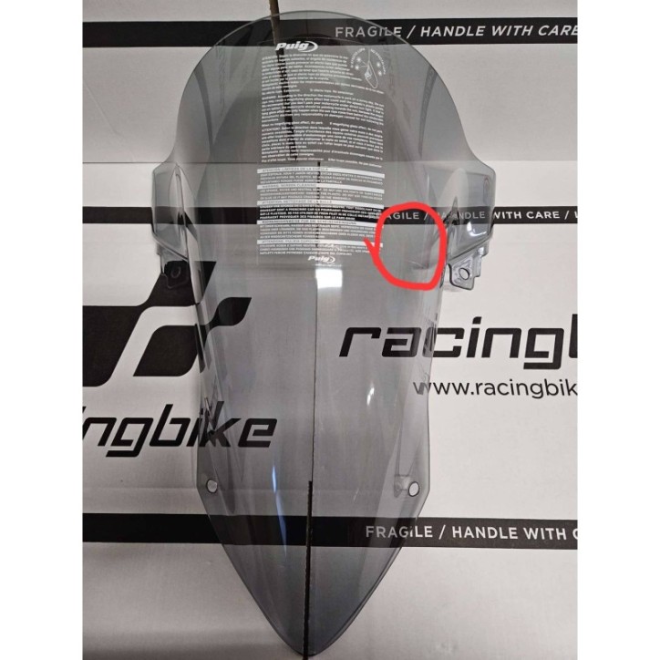 ECRAN PUIG R-RACER BMW M1000RR 21-22 FUME CLAIR - USAGE