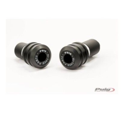 Deslizadores de chasis Puig Mod Vintage para Triumph Street Scrambler 19-20 en negro