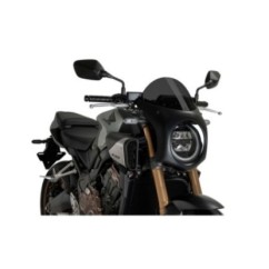 CUBREPUIG SEMICARENADO HONDA CB650R NEO SPORTS CAFE 2024 HUMO OSCURO-NEGRO