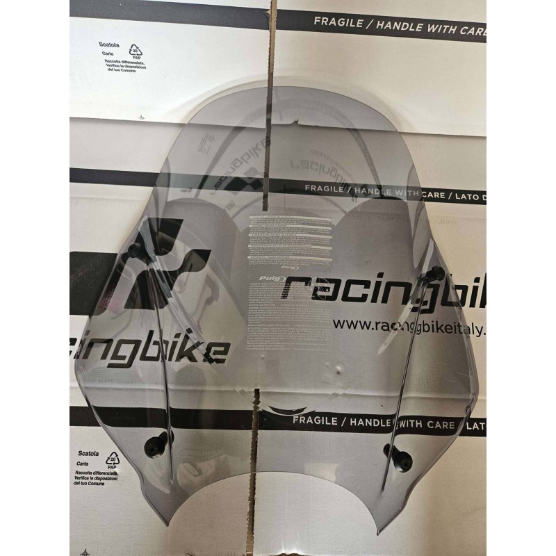 PUIG RANGER WINDSCREEN FOR DAELIM VS125 EVOLUTION 99-04 LIGHT SMOKE