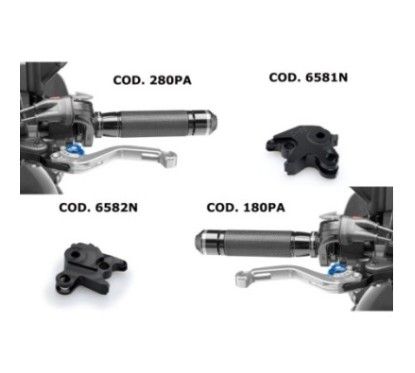 Jeu de leviers et adaptateurs Puig pour leviers de frein et d'embrayage BMW R1250R 18-24 d'occasion