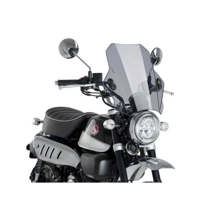 PUIG UNIV. WINDSCHUTZSCHEIBE BAT BMW F800 R 09-14 LEICHTER RAUCH