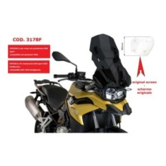 PUIG CUPOLINO REGOLABILE BMW F750 GS 18-24 FUME SCURO-3178F