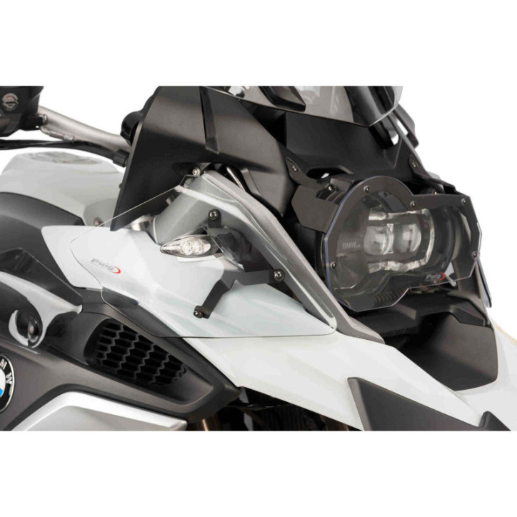 DEFLECTEUR LATERAL SUPERIEUR PUIG BMW F750 GS 18-24 TRANSPARENT - USAGE