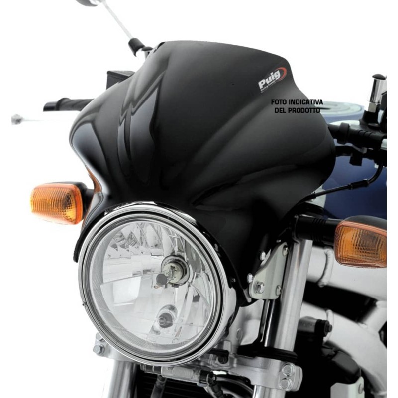 PUIG WINDSCREEN UNIV. COCKPIT DAELIM ROADWIN 125 06-09 BLACK