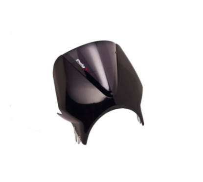 PUIG WINDSCREEN UNIV. VISION CAGIVA PLANET 125 98-03 BLACK-DARK SMOKE