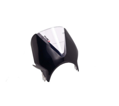 PUIG WINDSCREEN UNIV. VISION CAGIVA PLANET 125 98-03 BLACK-TRANSPARENT