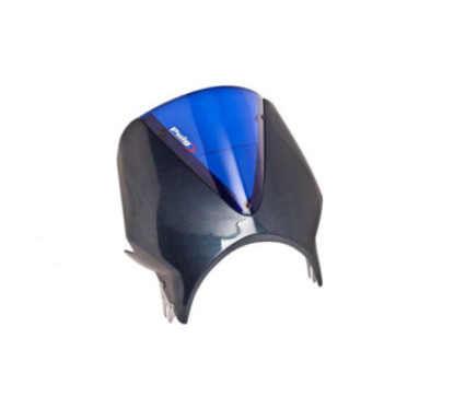 PUIG WINDSCREEN UNIV. VISION CAGIVA RAPTOR 125 03-12 CARBON-BLUE