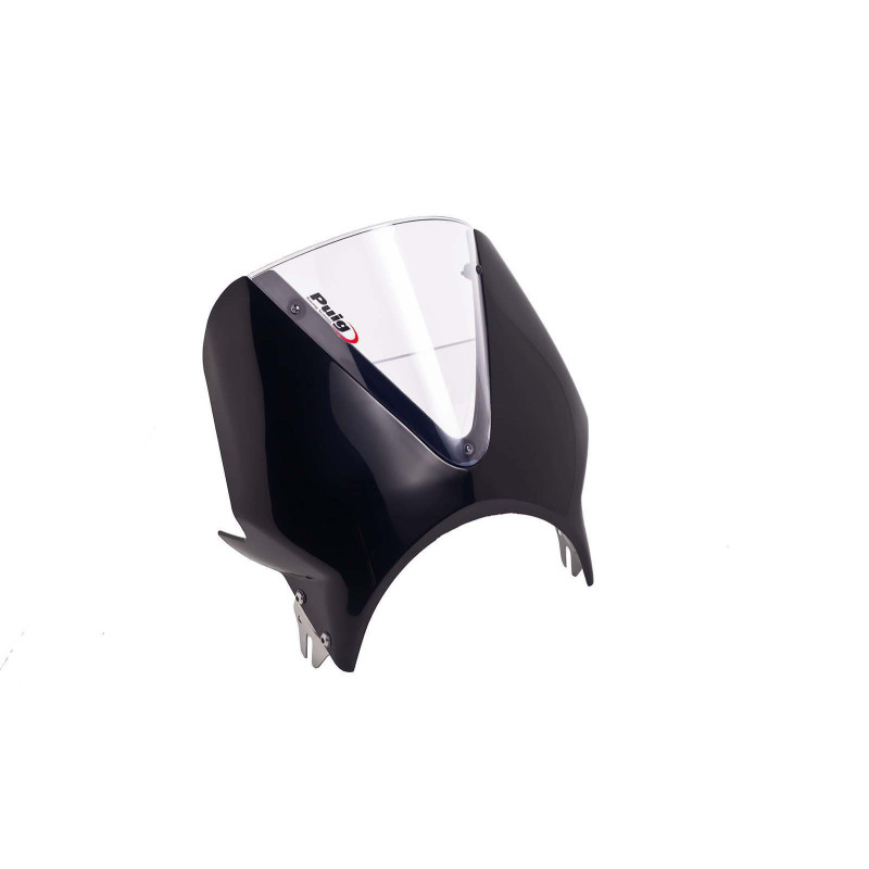 PUIG WINDSCREEN UNIV. VISION DUCATI GT1000 06-10 BLACK-TRANSPARENT