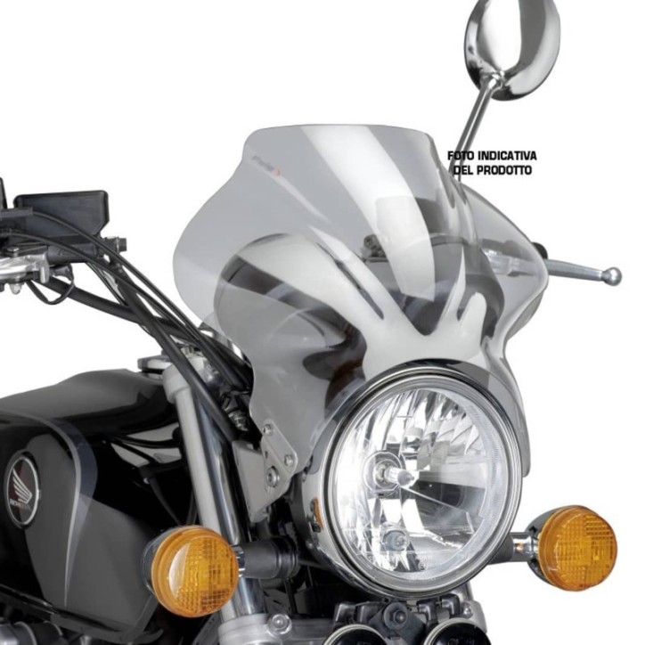 PUIG PARE - BRISE UNIVERSEL COCKPIT KAWASAKI W650 99-06 FUMEE CLAIRE