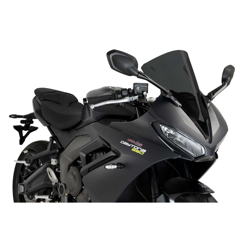 ECRAN PUIG R-RACER POUR TRIUMPH DAYTONA 660 2024 FUME FONCE