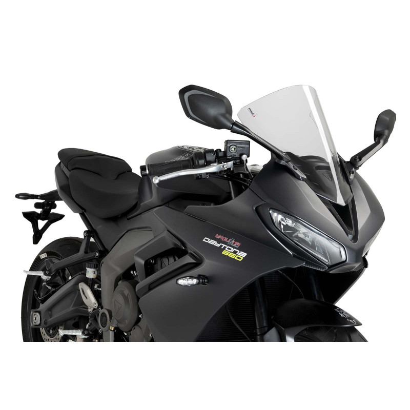 PARABRISAS PUIG R-RACER PARA TRIUMPH DAYTONA 660 2024 TRANSPARENTE