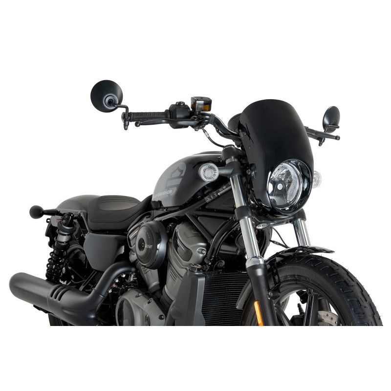 Puig Anarchy Halbverkleidungs-Windschutzscheibe fur Harley D Nightster 975 Special 23 24 schwarz