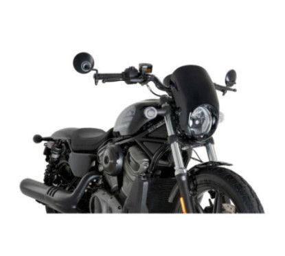 Puig Anarchy Halbverkleidungs-Windschutzscheibe fur Harley D Nightster 975 Special 23 24 schwarz