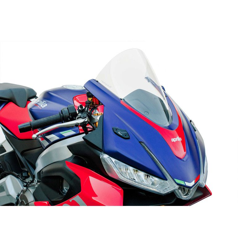 racingbike racing hp windshield for aprilia rs 660 21 25 transparent