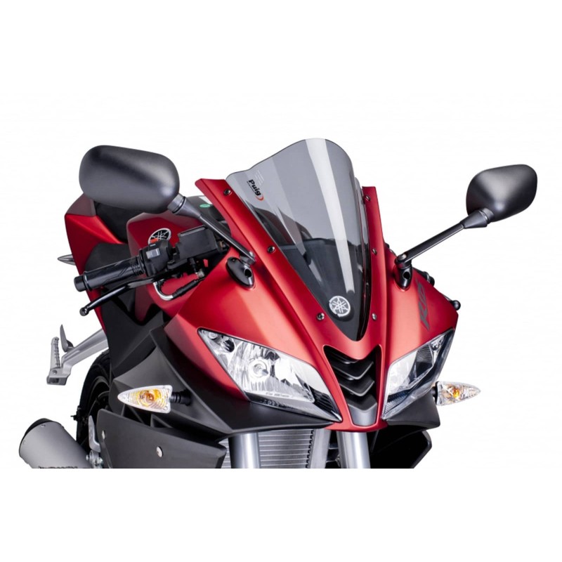 puig cupolino racing per yamaha yzf r125 08 18 fume chiaro