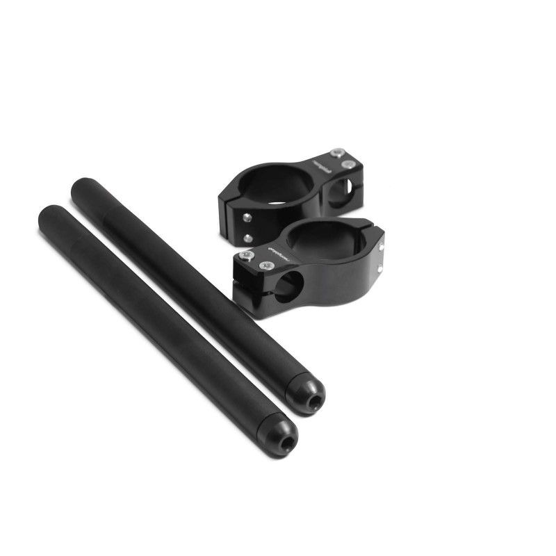 racingbike advanced semi-handlebars for kawasaki zx 10r 11 15 black