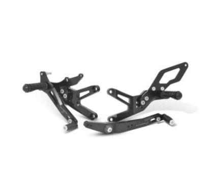 racingbike pedana poggiapiede fisso per yamaha yzf r6 17 20