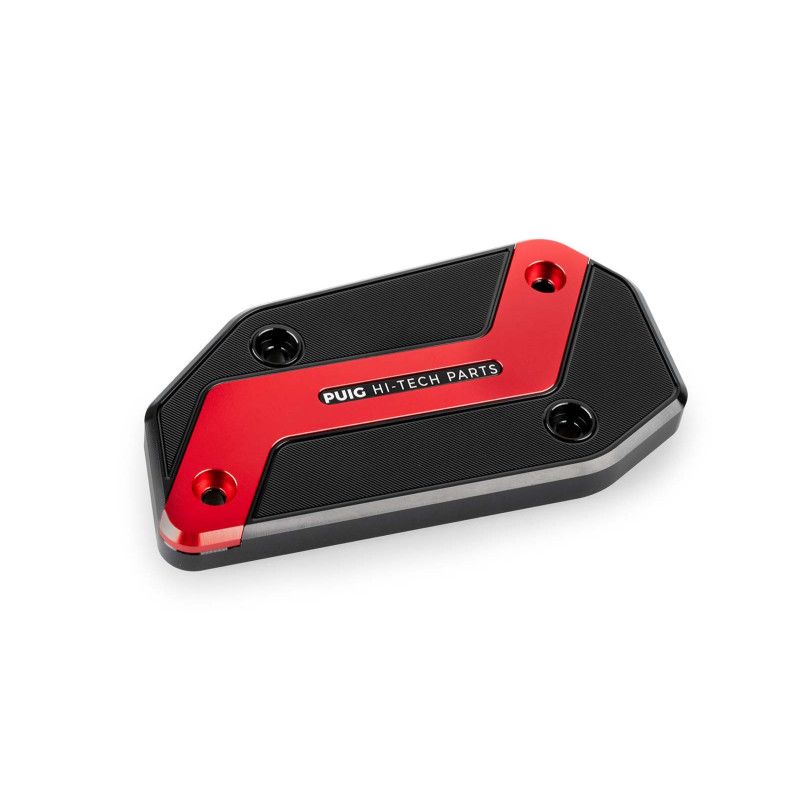 Bouchon de reservoir de liquide de frein avant Puig pour BMW R1300 GS Triple Black 23/24 Rouge