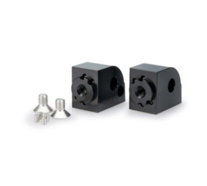Puig Adapter verstellbare Beifahrerfussrasten BMW R1300 GS Trophy 23 25 schwarz