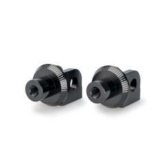Adaptateurs Puig pour repose-pieds fixes CFmoto 450 NK 23/25, noir