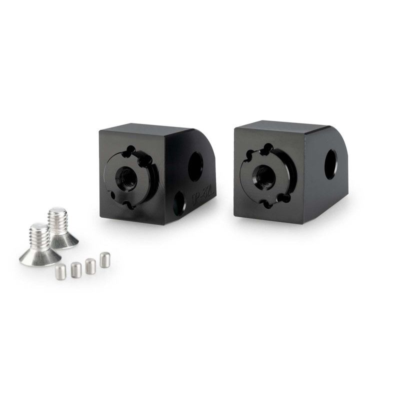 puig adapters adjustable passenger pegs suzuki gsx s1000 gx 24 25 black