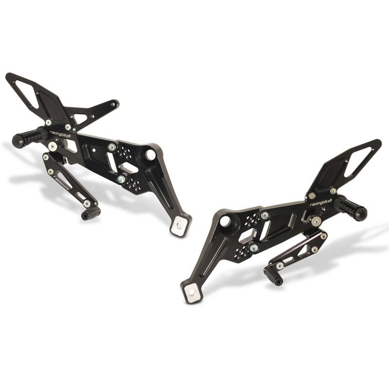 Repose-pieds reglables pour moto de course, avec deport variable et repose-pieds fixe, pour Aprilia Tuono 660 Factory 22-25, noi