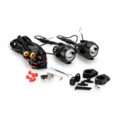 puig kit fendinebbia 30 omologato regolabile su tubo di diametro 25mm nero
