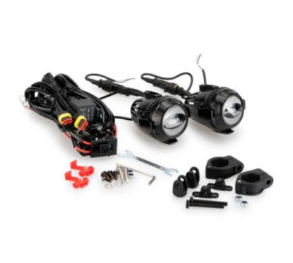 Kit antibrouillard Puig 30 homologue reglable sur tube de 25 mm de diametre noir