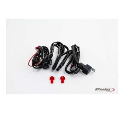 Kit de cableado de repuesto Puig para interruptor de luz antiniebla, color negro