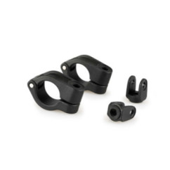 puig replacement set of fog lamp clamps 20 on 255mm diameter tube black