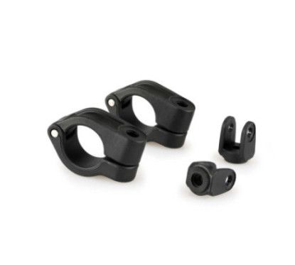 puig ricambio set di morsetti per fendinebbia 20 su tubo di diametro 255mm nero