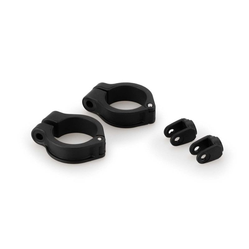 puig ricambio set di morsetti per fendinebbia 20 su tubo di diametro 255mm nero